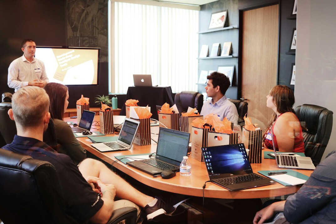 business team in meeting