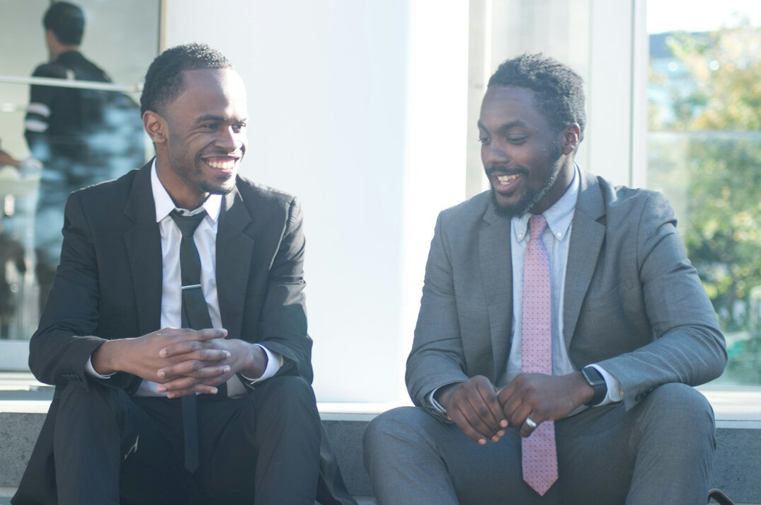 business professionals communicating